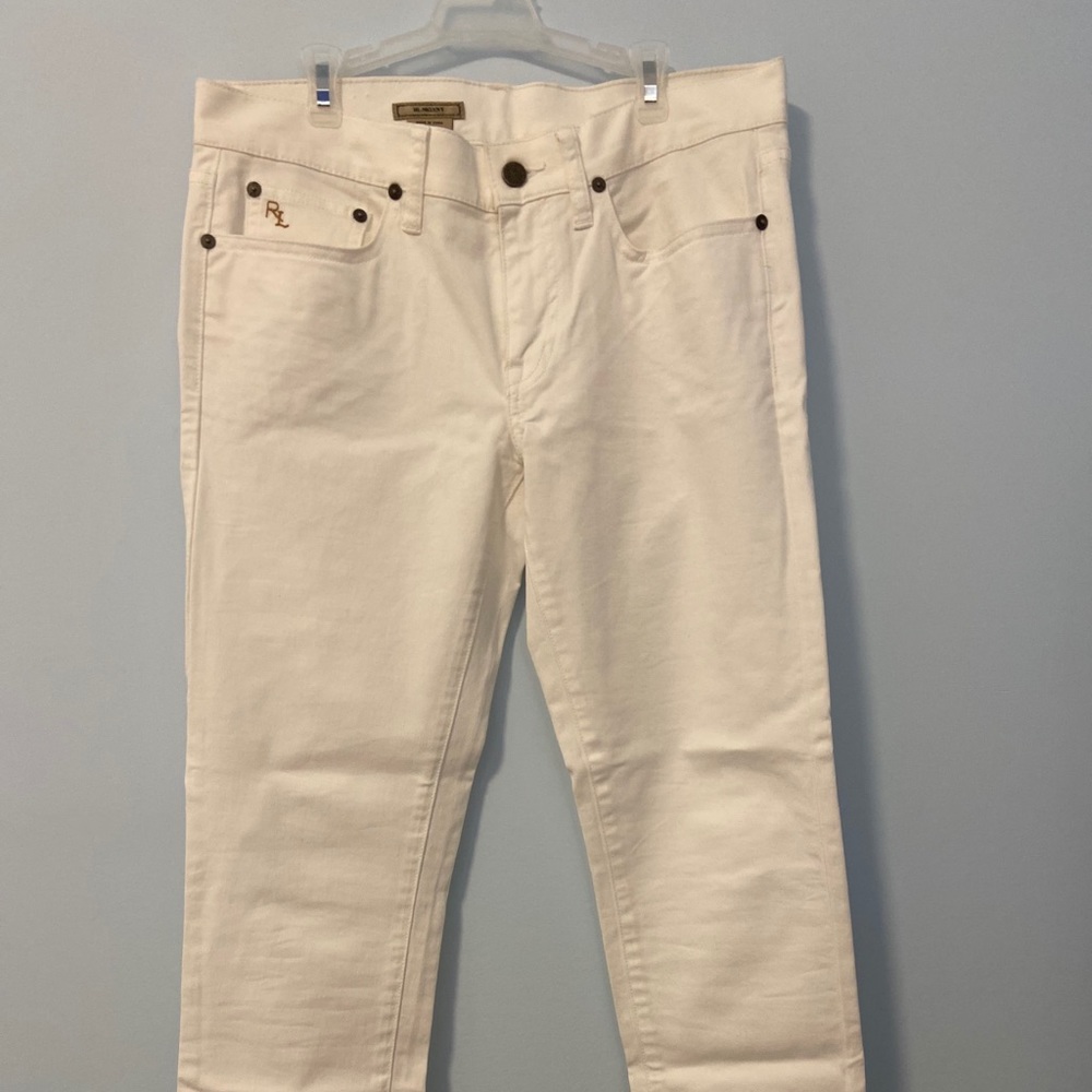 Ralph Lauren white skinny jeans